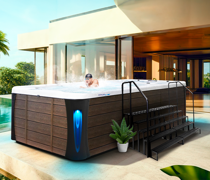 Calspas hot tub being used in a family setting - London